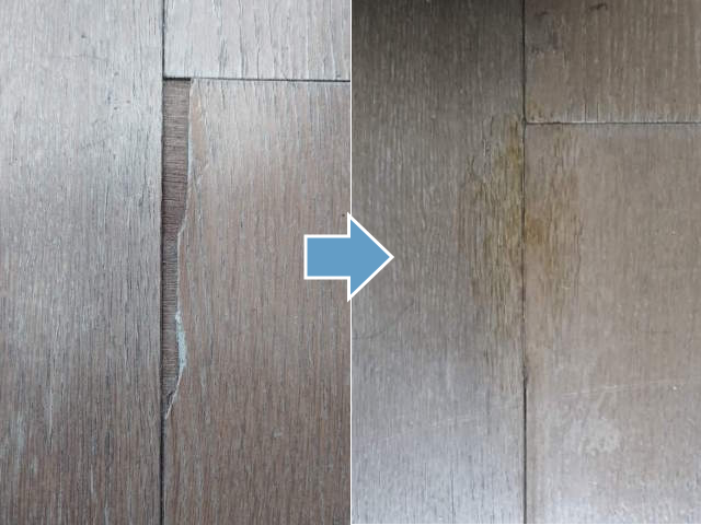 フローリング修復